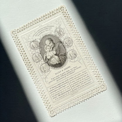 【Antique】France - 1900-20s Holy Cards Set