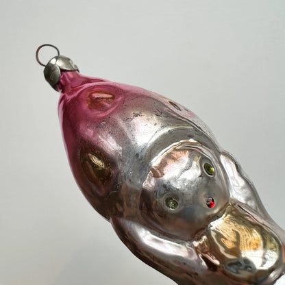 【Vintage】1950s Christmas Glass Ornament Strawberry Fairy