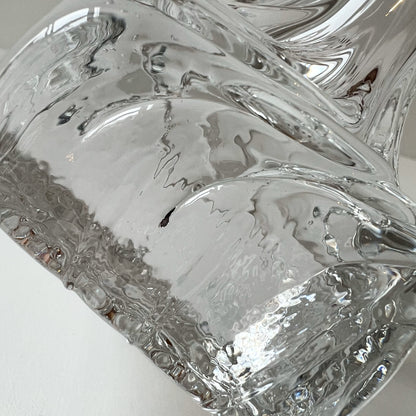 【Vintage】Germany - 1980s Conceptual Handmade Crystal Vase