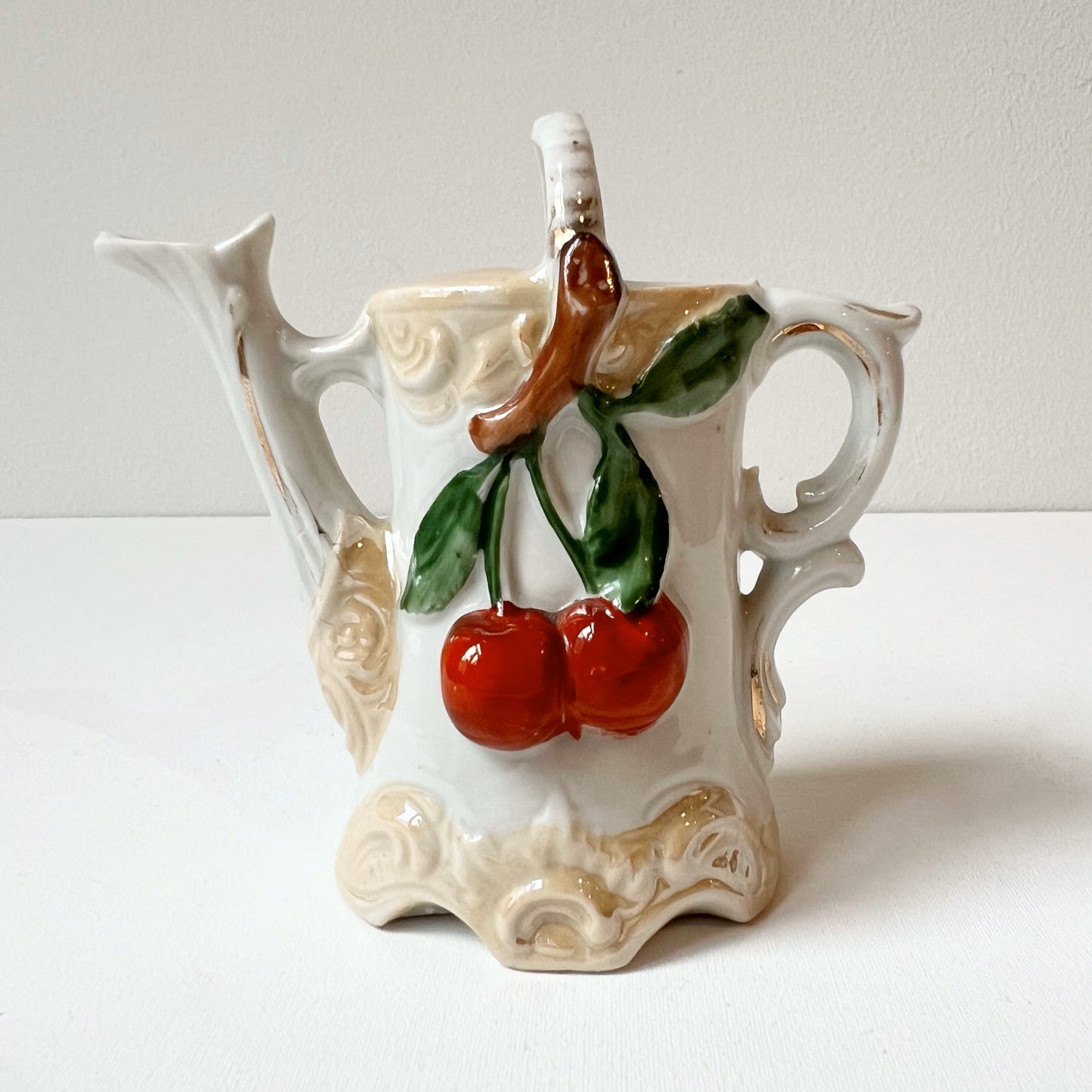 【Vintage】France - 1970s Pottery Cherry Pot