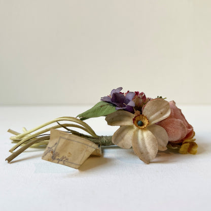 【Vintage】France ‐ 1950‐60s Fabric Flower Bouquet