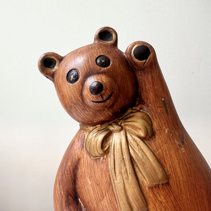 【Vintage】Germany ‐ 1970‐80s Ceramic Bear Savings Box