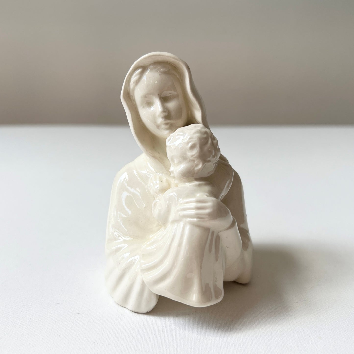 【Vintage】Germany ‐ 1960-70s Madonna With Child Statue（9㎝）