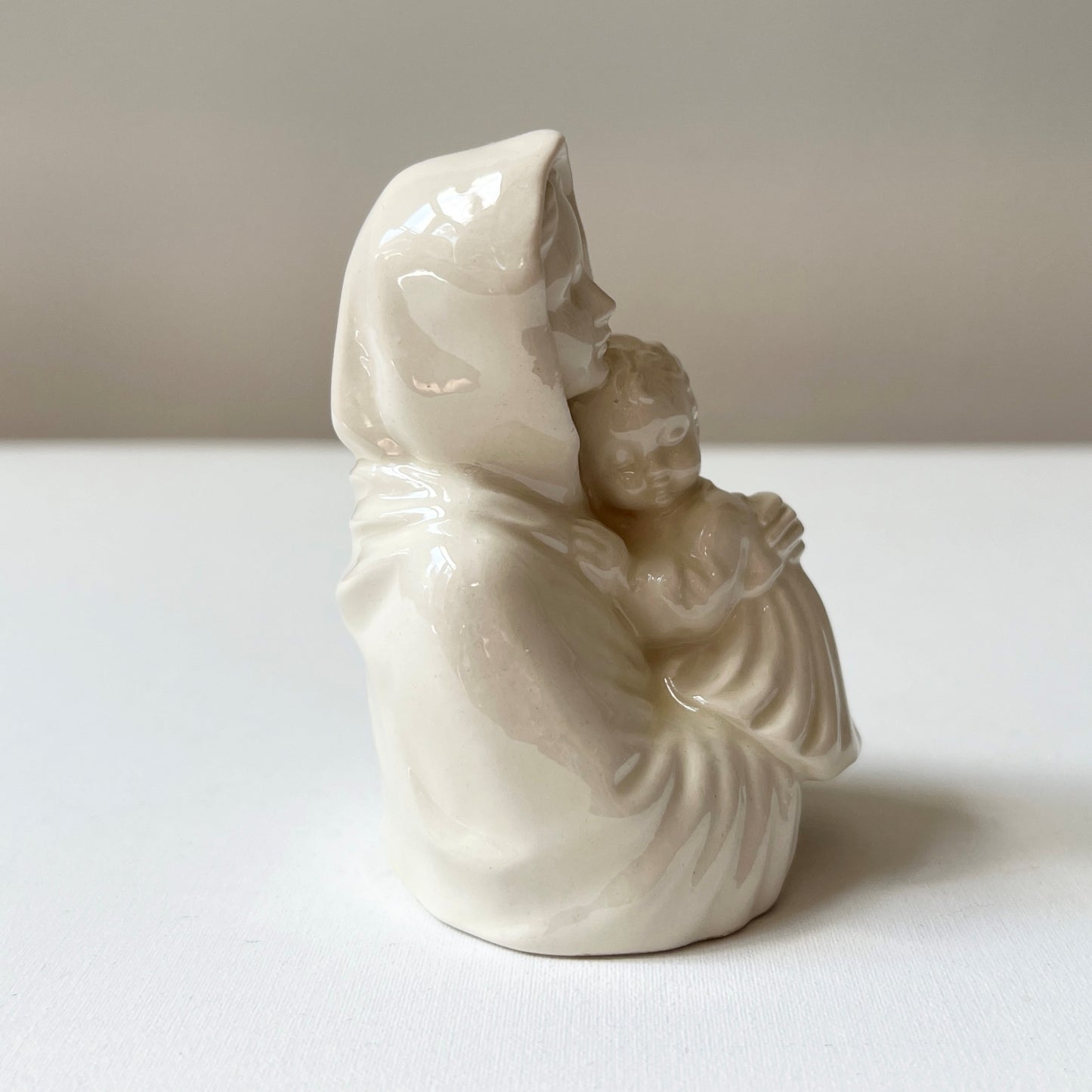 【Vintage】Germany ‐ 1960-70s Madonna With Child Statue（9㎝）