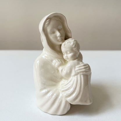 【Vintage】Germany ‐ 1960-70s Madonna With Child Statue（9㎝）