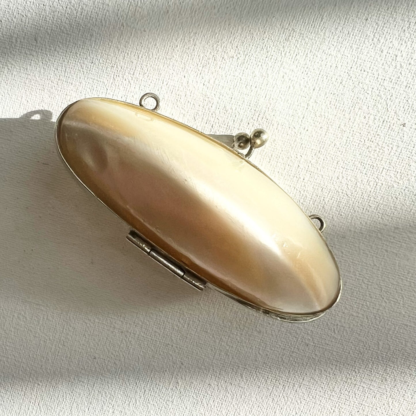 【Antique】France - 1900s Mother of Pearl Shell Purse