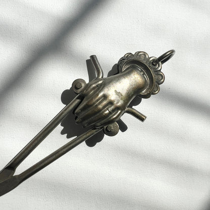 【Antique】UK ‐ 1880s Victorian Hand Motif Skirt Lifter《Rare》