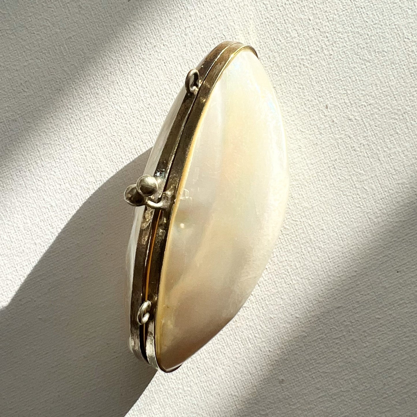 【Antique】France - 1900s Mother of Pearl Shell Purse