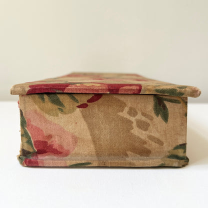 【Vintage】France ‐ 1930-40s Rose Cartonnage Box