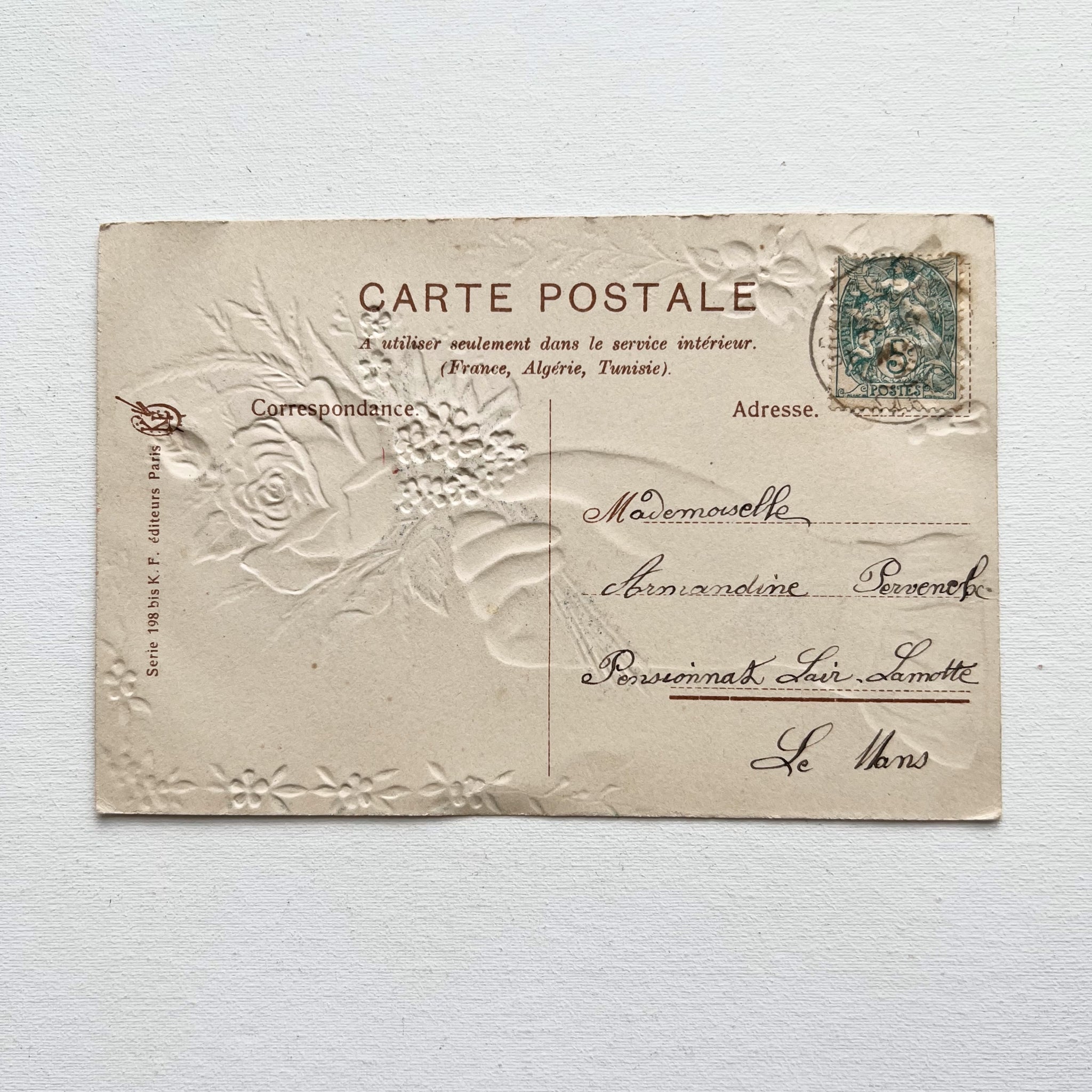 Antique】France - 1900s Antique Cards（2 pieces set）A – Nieuwe 