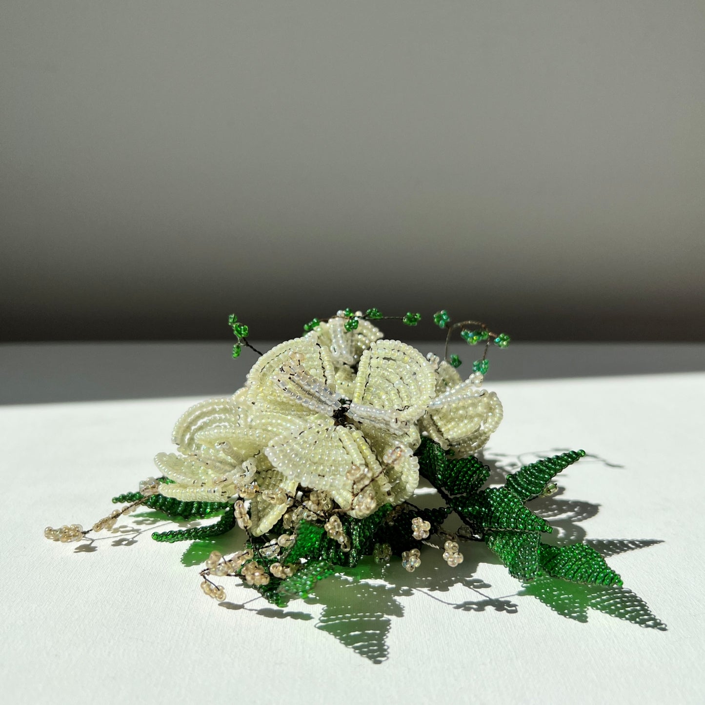 【Antique】France ‐ 1920s Beaded Flower