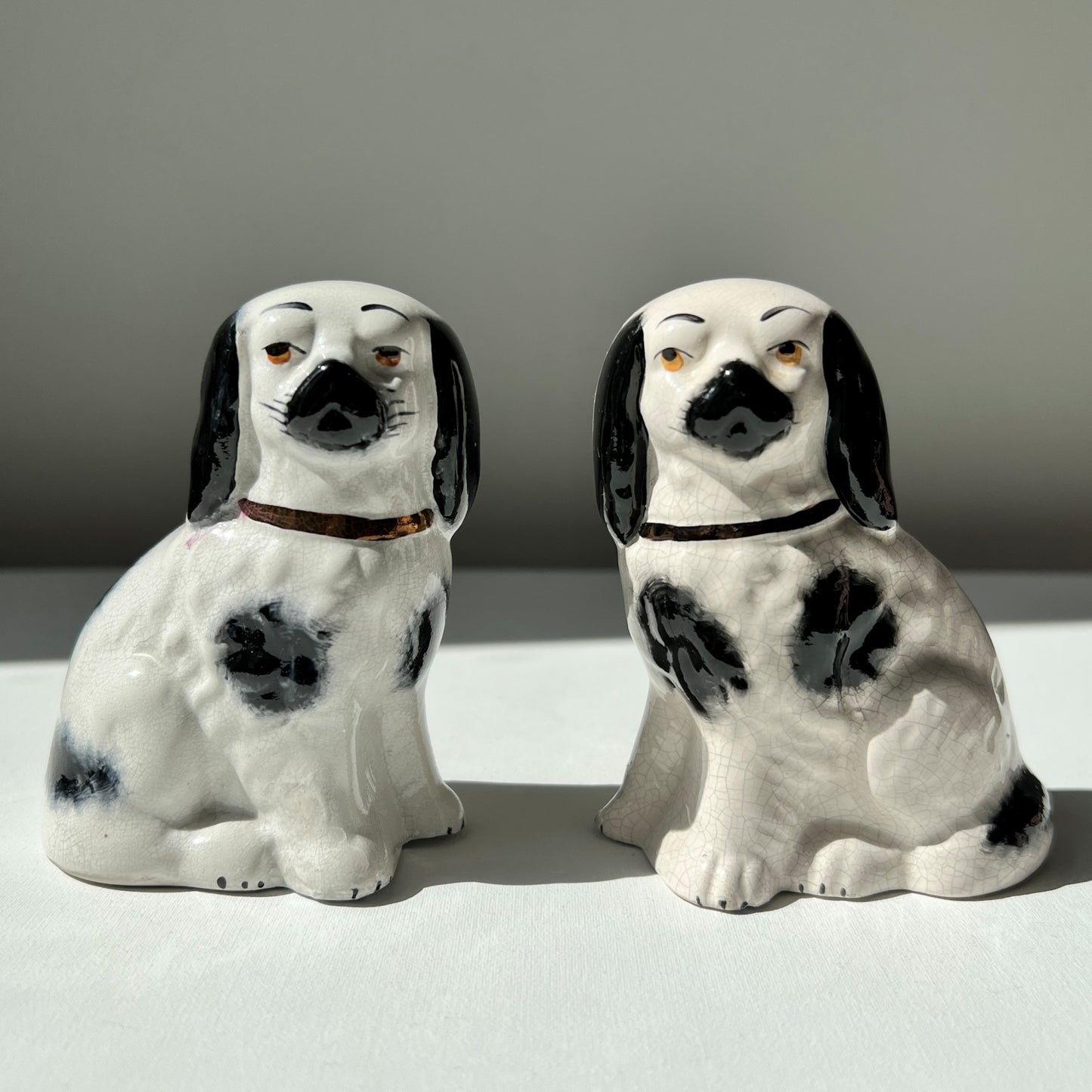 【Vintage】UK ‐ 1940‐50s Staffordshire Dogs Figurine