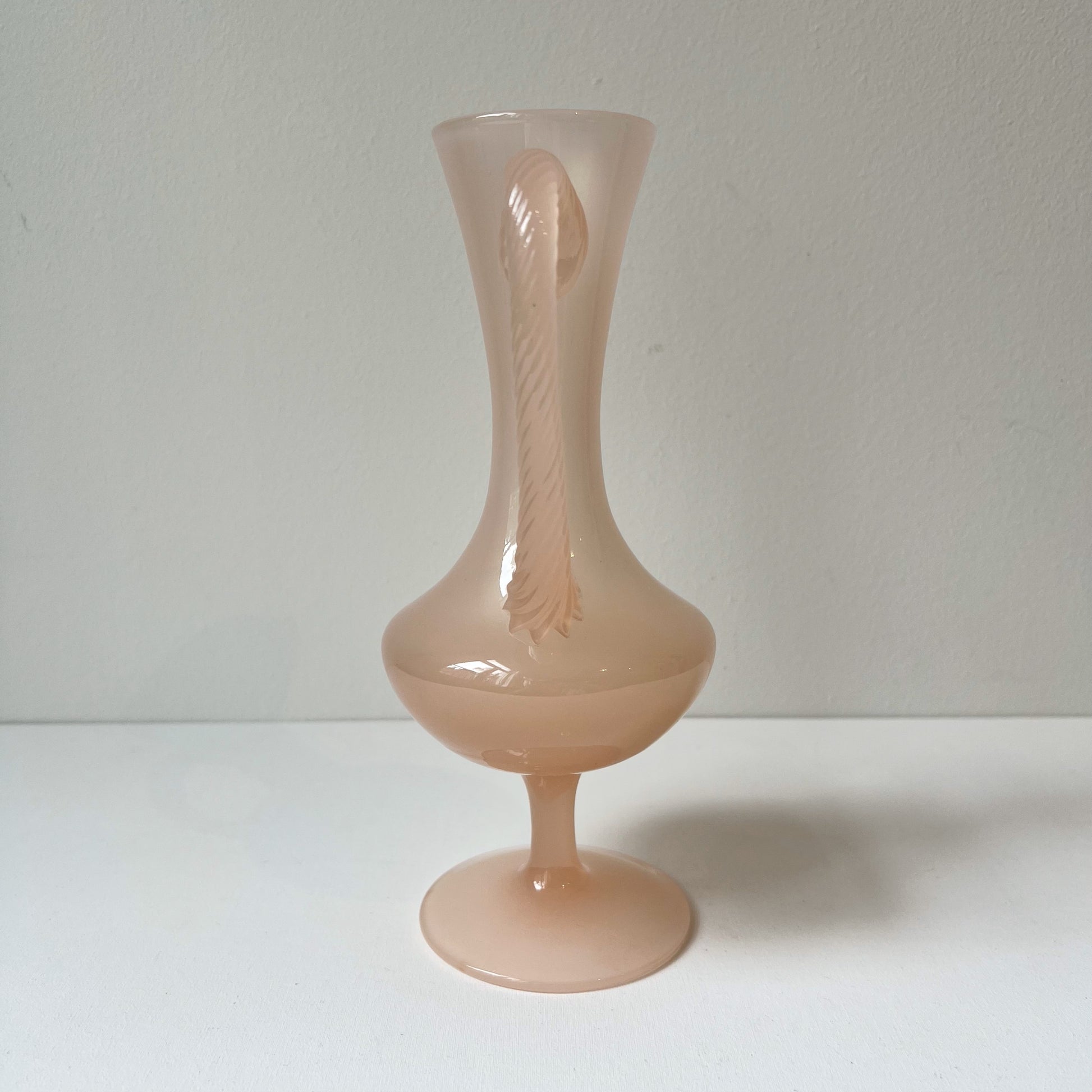 Pink Opaline Glass Fragrance Lamp from Verrerie De Portieux and Lampe Berger,  1950s for sale at Pamono