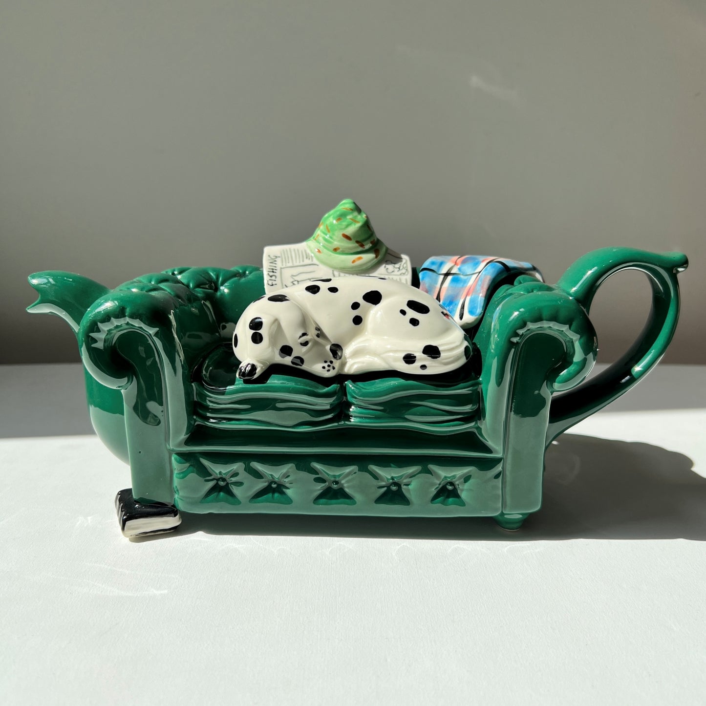 【Vintage】Sleeping Dalmatian Tea Pot