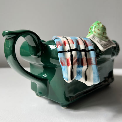 【Vintage】Sleeping Dalmatian Tea Pot