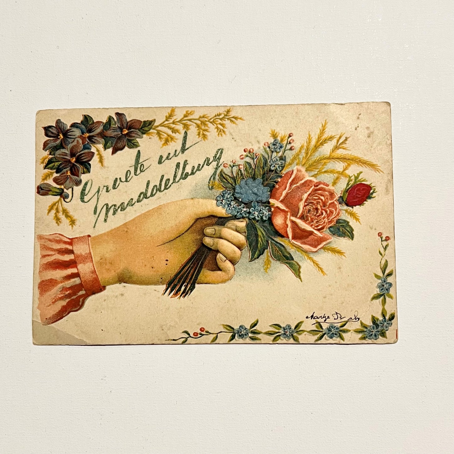 【Antique】France & Netherlands - 1900s Antique Cards（2 pieces set）B