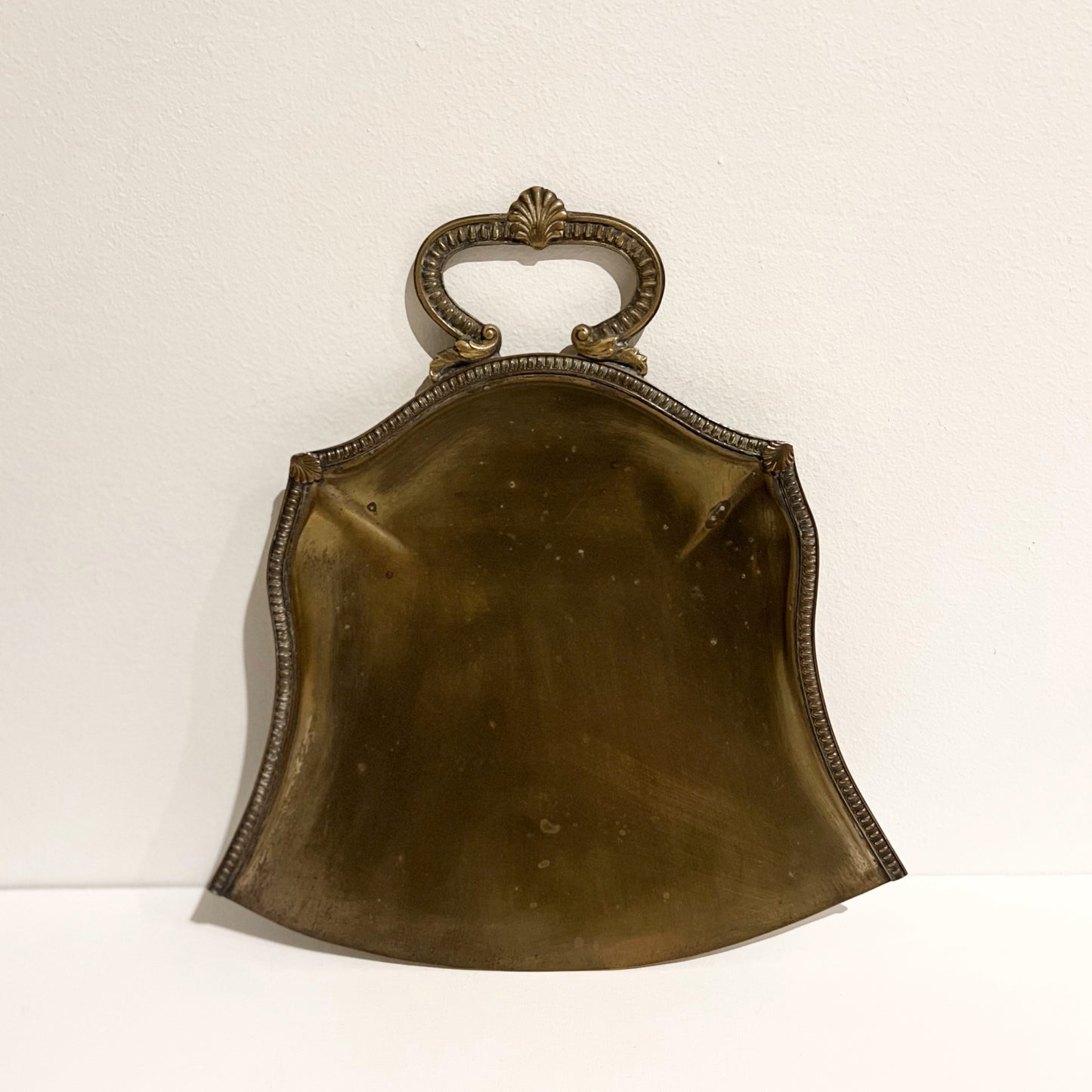 【Antique】France - 1920s Brass Dustpan
