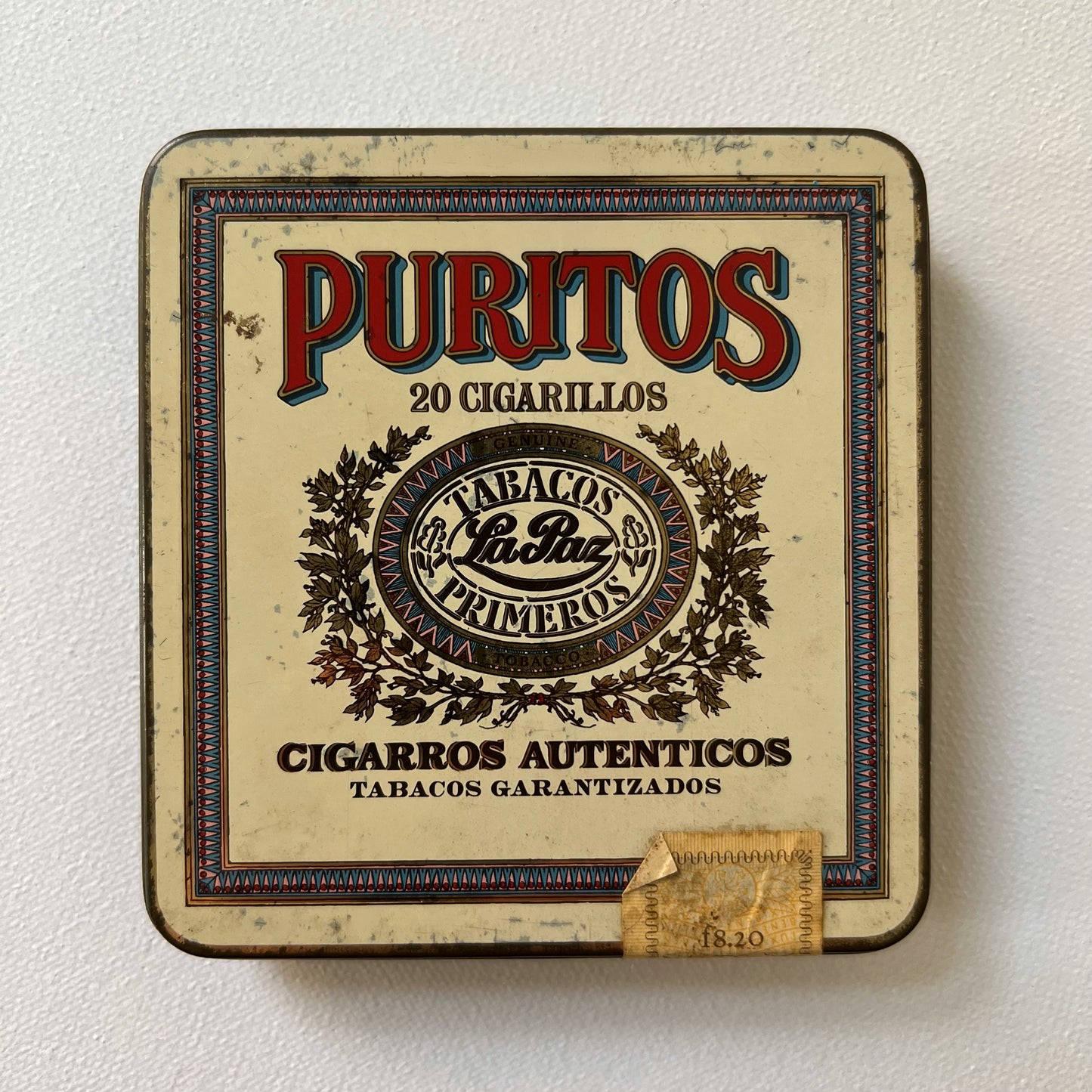 【Vintage】Netherlands - CIGARROS AUTENTICOS Tin