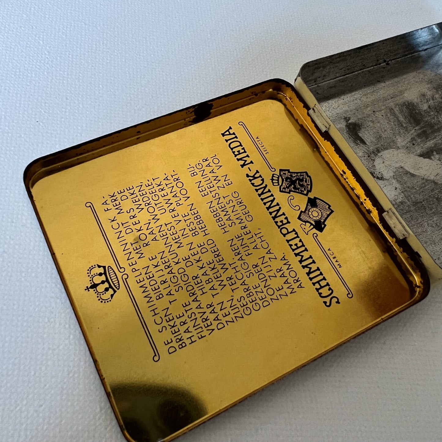 【Vintage】Netherlands - Schimmelpenninck-Media Tin (Grandma and Flowers)